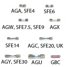 Littelfuse Aftermarket Glass Body Cartridge Fuse, AGX Series